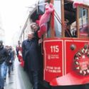 İstanbul'un simgelerinden biri haline gelen nostaljik tramvayı.