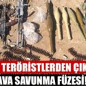 Zeytin Dalı Harekatı kapsamında terör örgütünden ele geçirilen silahları paylaştı.