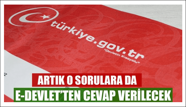 www.turkiye.gov.tr adresine yeni eklenen "Dini Soru Sor".