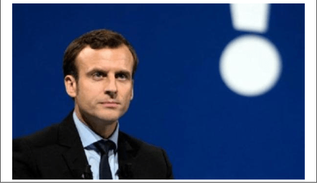 Fransa Cumhurbaşkanı Emmanuel Macron, Suudi Arabistan Veliaht Prensi Muhammed bin Selman.