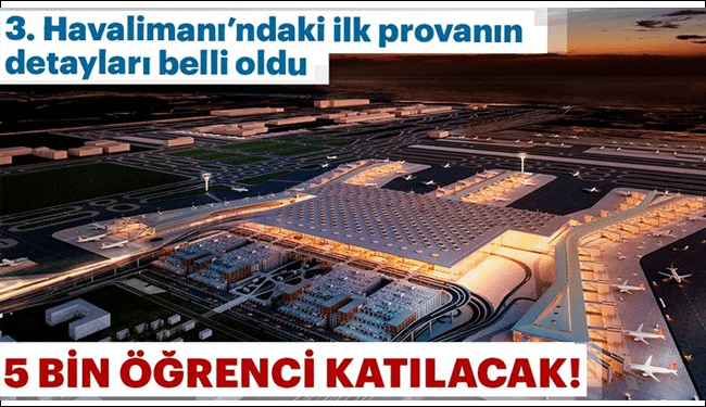 29 Ekim’deki açılış öncesi İstanbul Yeni Havalimanı’nda sistemlerin testi.