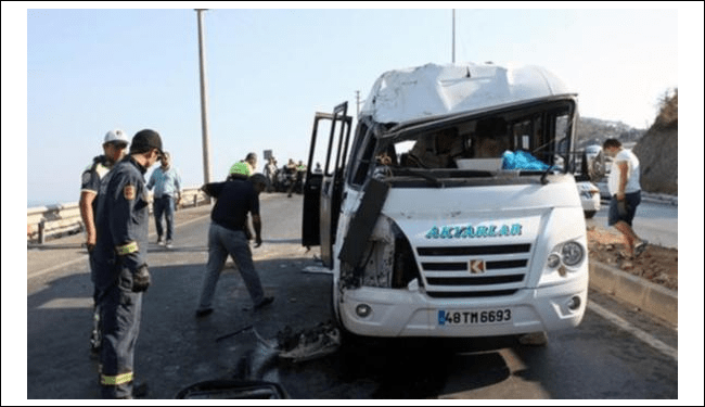Muğla’nın Bodrum ilçesinde bir yolcu minibüsünün devrilmesi sonucu...