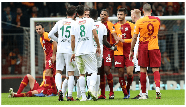 Galatasaray-Konyaspor maçı sonucu