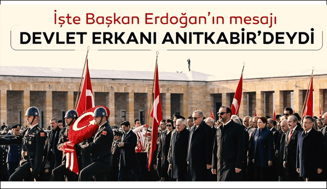 Gazi Mustafa Kemal Atatürk, vefatının 80'inci yılında tüm yurtta anılıyor.