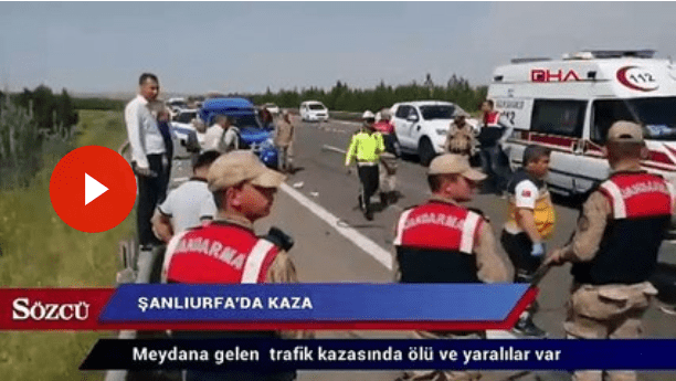 Kahramanmaraş'tan yola çıkan işçileri taşıyan otobüs devrildi.