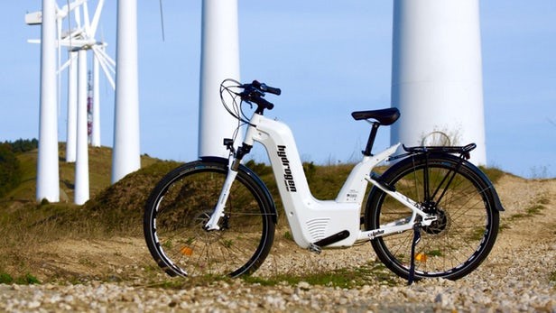 Dünyanın yakıt hücresine sahip ilk elektrikli bisikleti olan Alter Bike.
