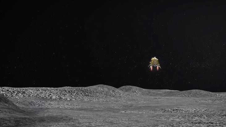 Ay yüzeyine iniş sırasında sinyal irtibatı kesilen kayıp Vikram modülünü buldu.