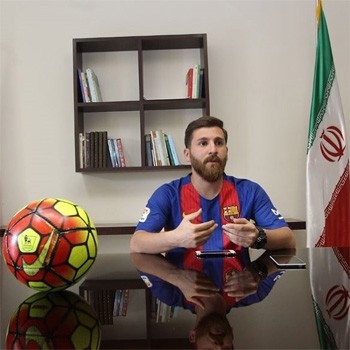 İran’da Barselonalı ünlü futbolcu Lionel Messi’ye benzeyen...