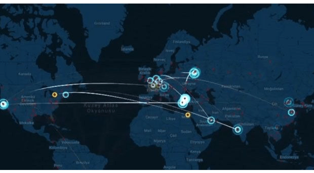 Türkiye gün içerisinde ABD, Rusya ve Hollanda merkezli siber saldırılara maruz kaldı.