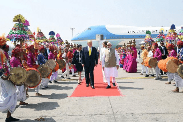 ABD Başkanı Donald Trump'ın bugün başlayan ilk resmi Hindistan ziyareti.