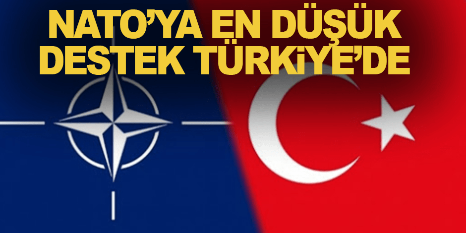 Türkiye’de halkın yüzde 55’i NATO’ya olumsuz bakıyor.