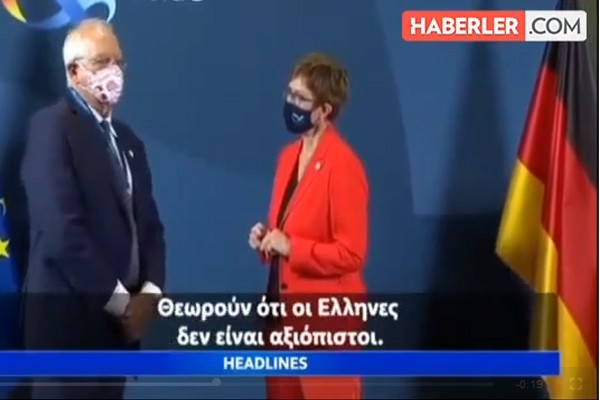 Mikrofonların açık olduğunu bilmeyen Almanya Dışişleri Bakanı