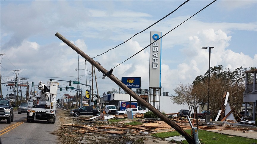 ABD Louisiana eyaletinde Ida Kasırgası nedeniyle bölge halkına "acil durum" ilanı yapıldı.