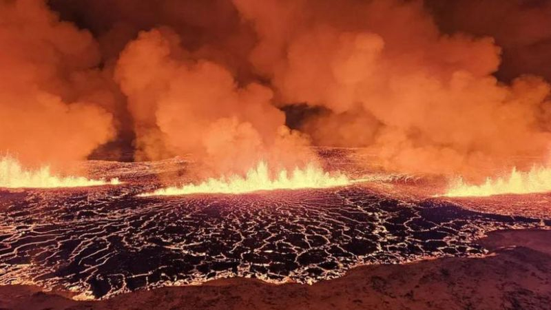 Patlayan yanardağlar. 2023 yılında aktif hale gelen yanardağlar.